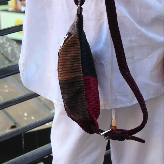 Bum Bag fanny pack corduroy patchwork